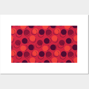 Circle Seamless Pattern 026#001 Posters and Art